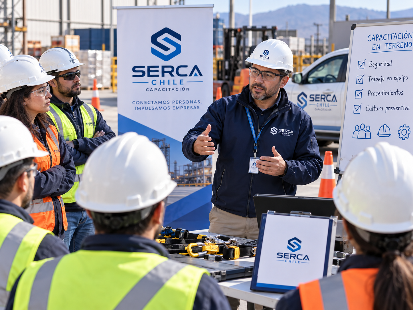 Capacitación en terreno para la dotación de una empresa
